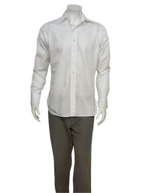 Drake’s Mens White Dress Shirt